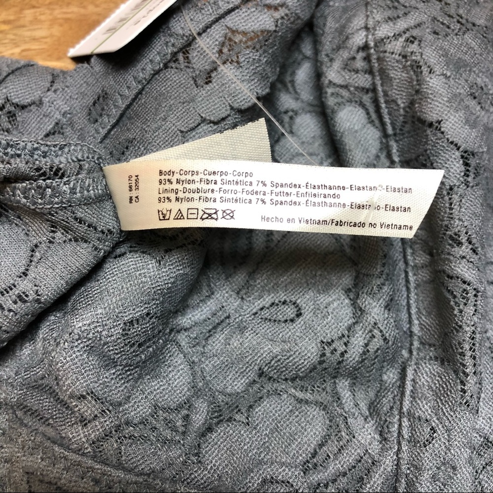 FREE PEOPLE Gray Galloon Lace Racerback bralette - Picture 7 of 11